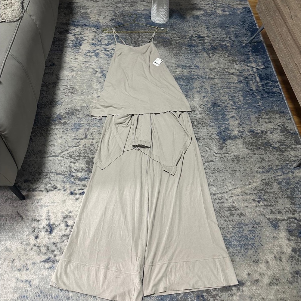 Free People Lana Pant set Size XS color gray brand new.